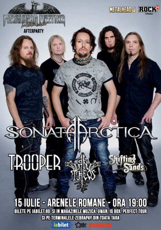 Sonata Arctica la Bucuresti: program si reguli de acces